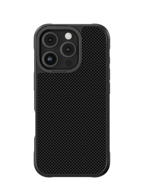 Чехол iPhone 16 Pro AmazingThing Titan Max (600D) Case with MagSafe (Black)